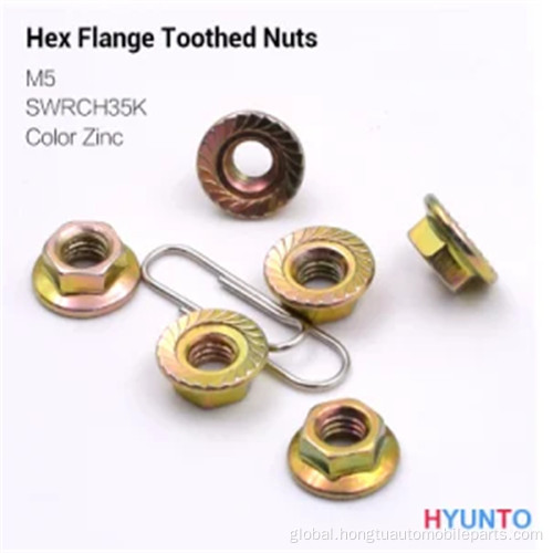 Hex Flange Lock Nut High quality carbon steel hex flange lock nut Supplier